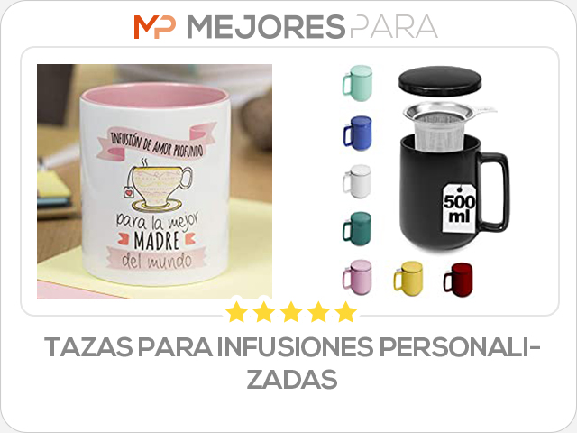 tazas para infusiones personalizadas