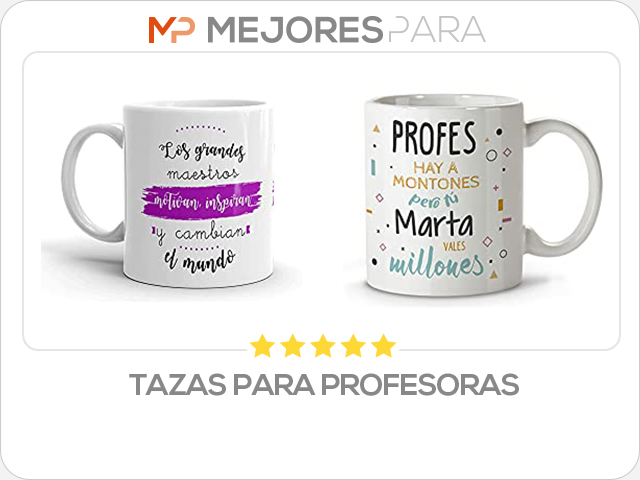 tazas para profesoras