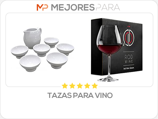 tazas para vino