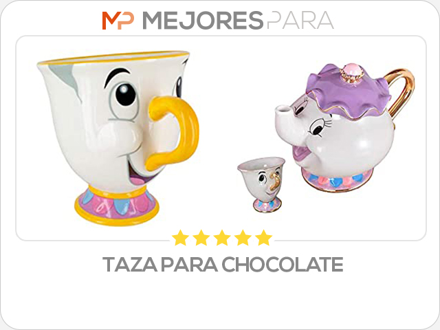 taza para chocolate