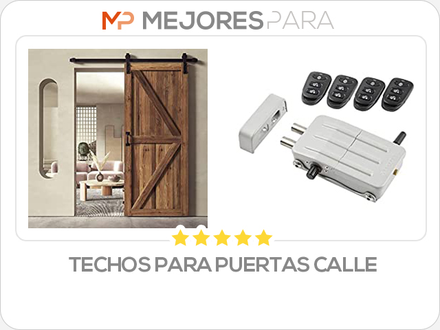 techos para puertas calle