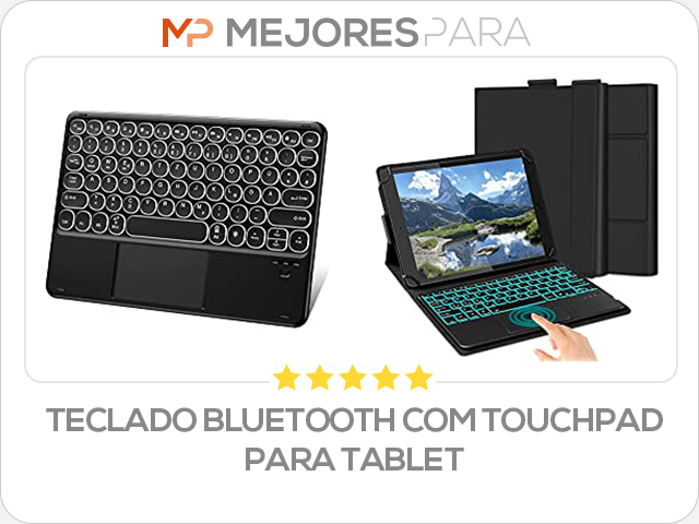 teclado bluetooth com touchpad para tablet