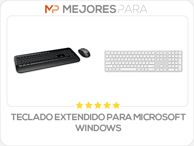 teclado extendido para microsoft windows