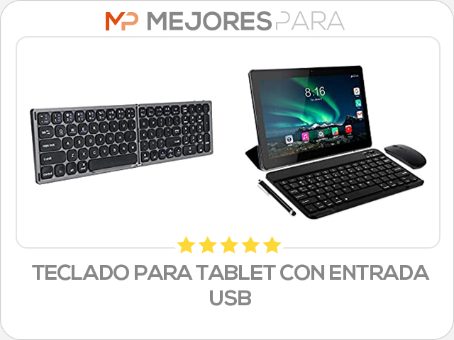 teclado para tablet con entrada usb