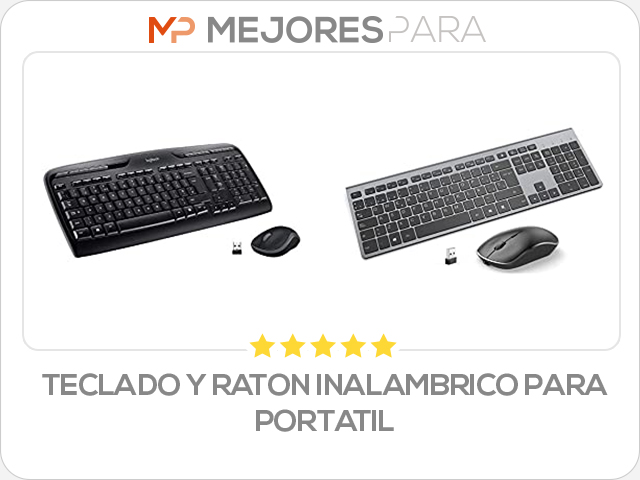 teclado y raton inalambrico para portatil