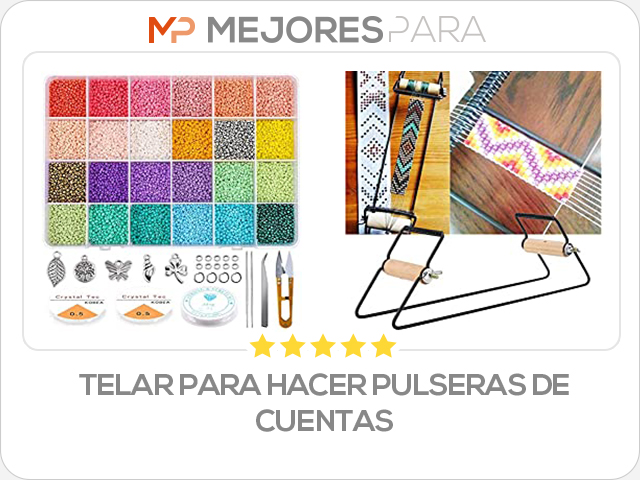 telar para hacer pulseras de cuentas