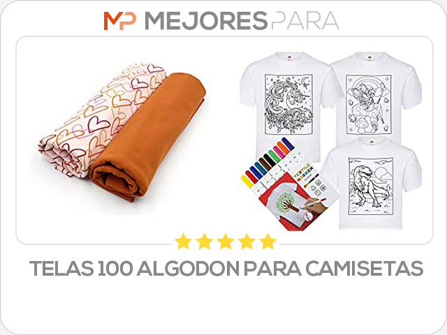 telas 100 algodon para camisetas