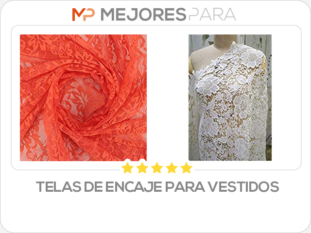 telas de encaje para vestidos