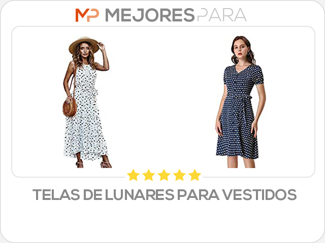 telas de lunares para vestidos