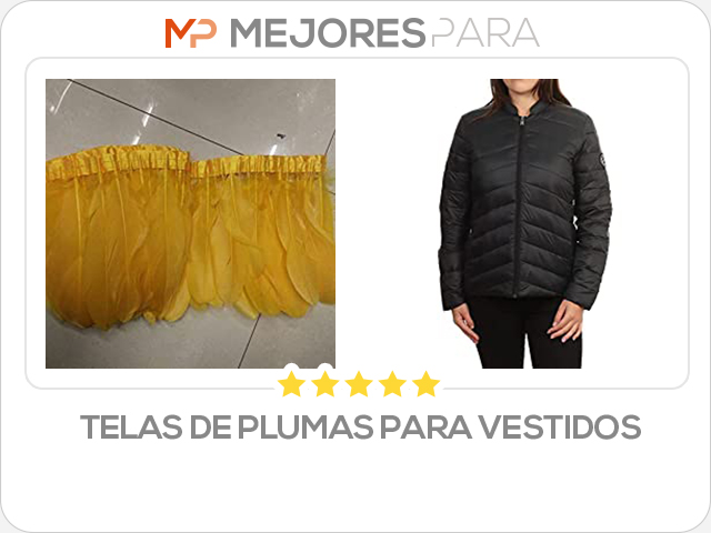 telas de plumas para vestidos