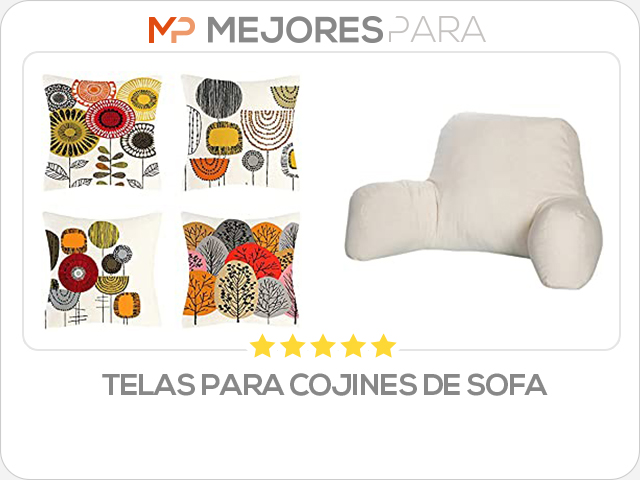 telas para cojines de sofa