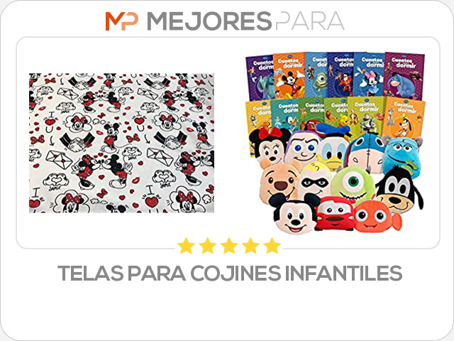 telas para cojines infantiles