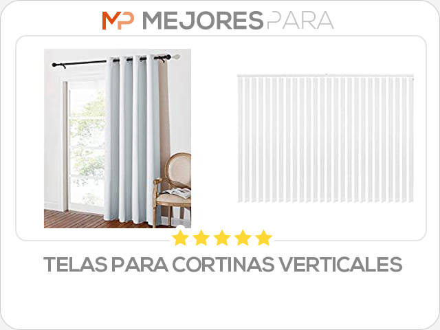 telas para cortinas verticales