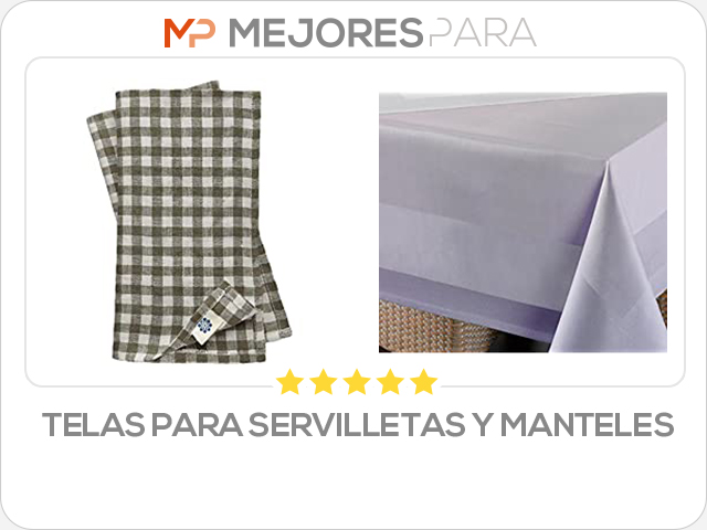 telas para servilletas y manteles