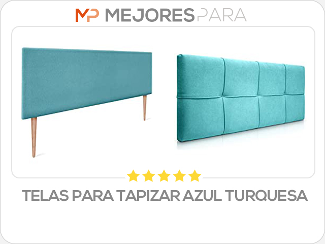 telas para tapizar azul turquesa