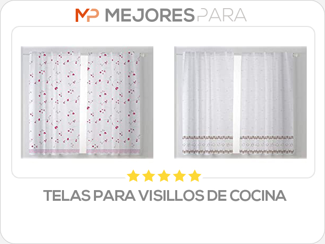 telas para visillos de cocina