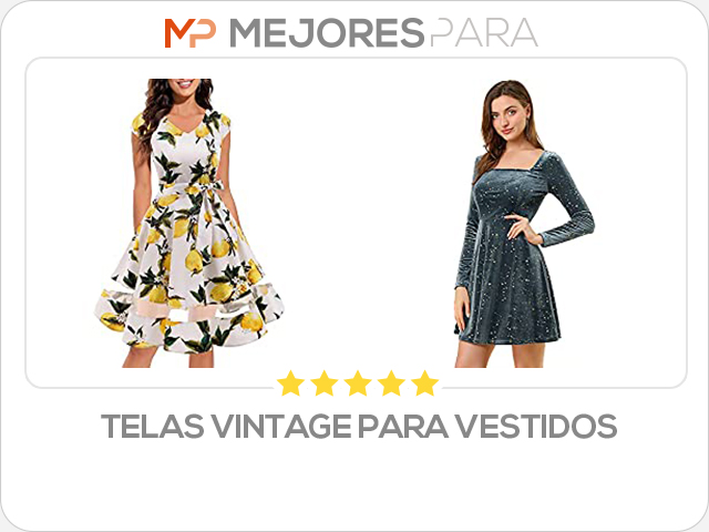 telas vintage para vestidos