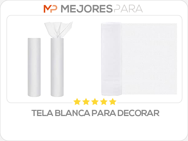 tela blanca para decorar