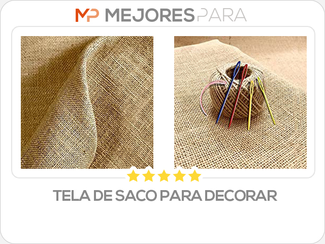 tela de saco para decorar