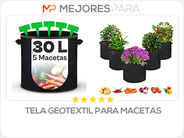 tela geotextil para macetas