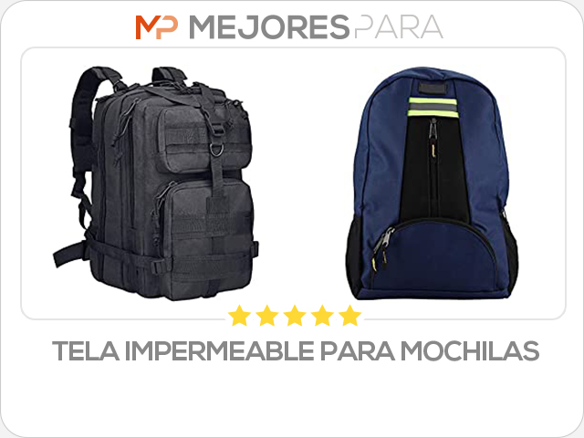 tela impermeable para mochilas