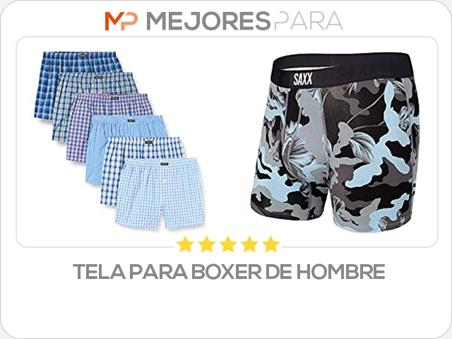 tela para boxer de hombre