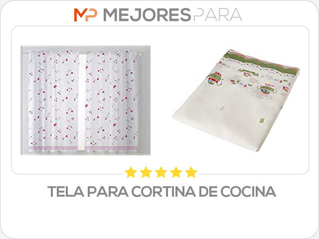 tela para cortina de cocina