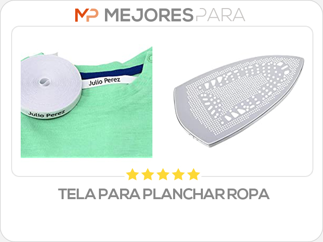 tela para planchar ropa