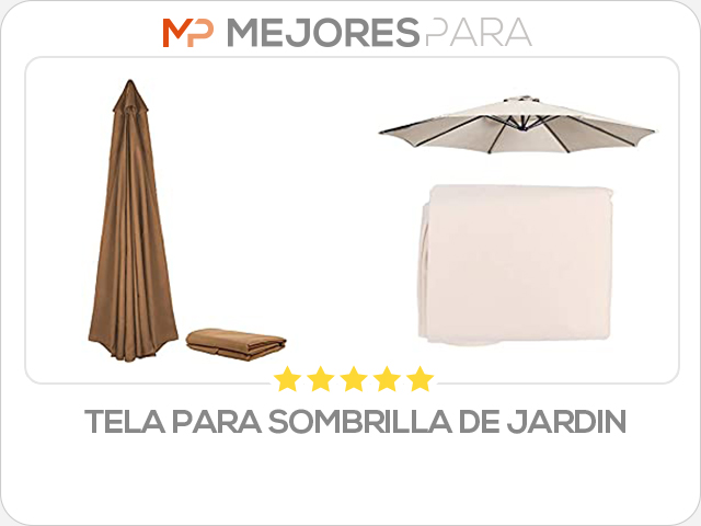 tela para sombrilla de jardin