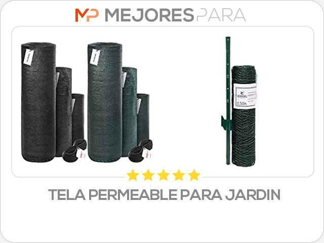 tela permeable para jardin