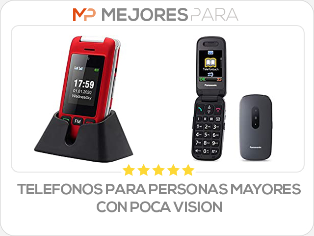 telefonos para personas mayores con poca vision