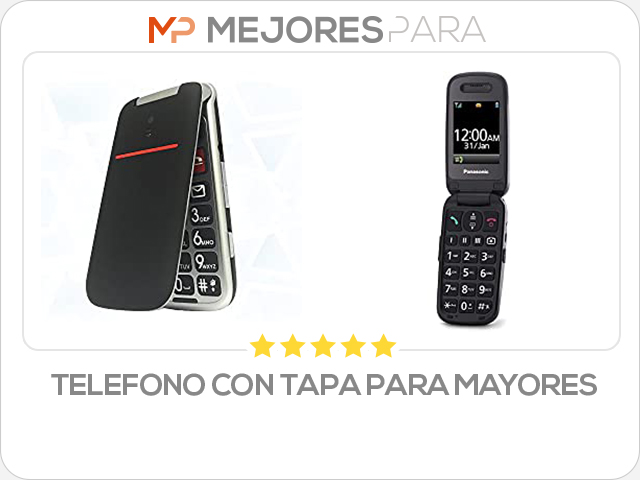 telefono con tapa para mayores