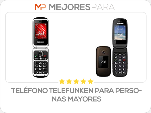 teléfono telefunken para personas mayores