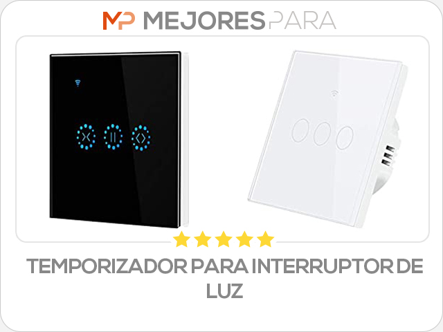 temporizador para interruptor de luz