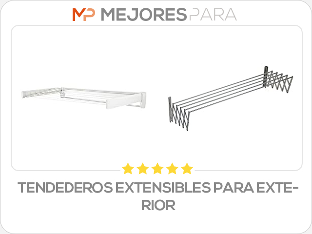 tendederos extensibles para exterior