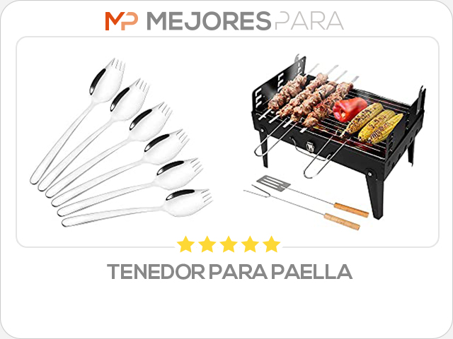 tenedor para paella