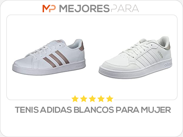 tenis adidas blancos para mujer