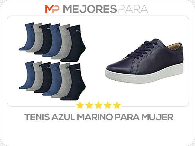 tenis azul marino para mujer