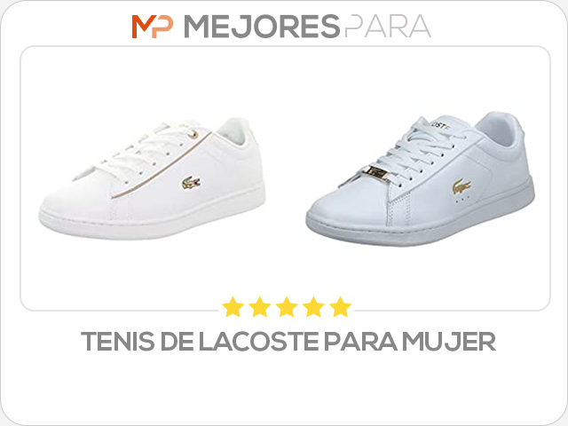 tenis de lacoste para mujer