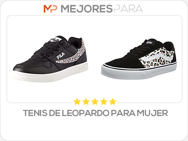 tenis de leopardo para mujer