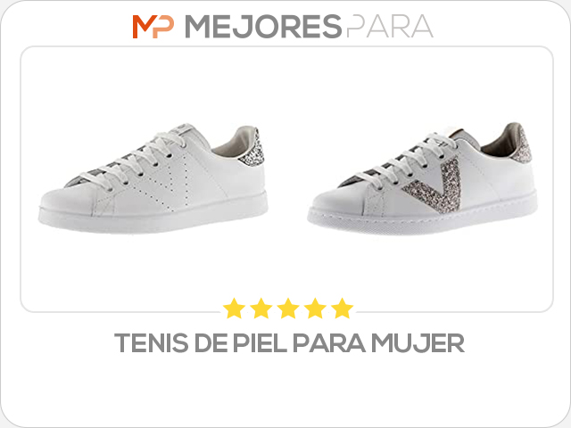 tenis de piel para mujer