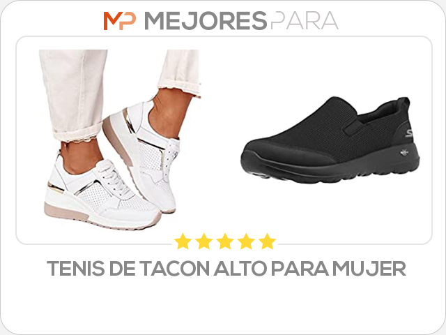 tenis de tacon alto para mujer