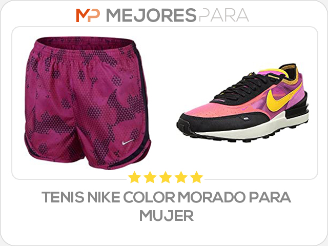 tenis nike color morado para mujer