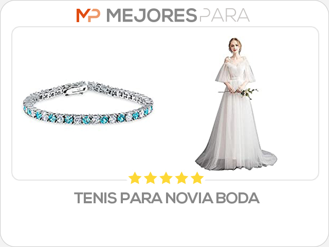 tenis para novia boda