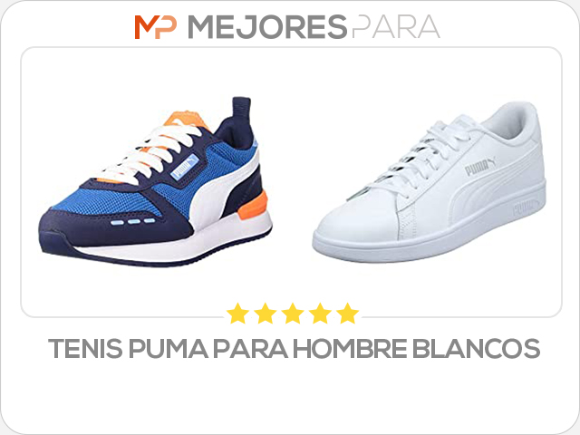 tenis puma para hombre blancos