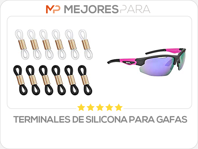 terminales de silicona para gafas