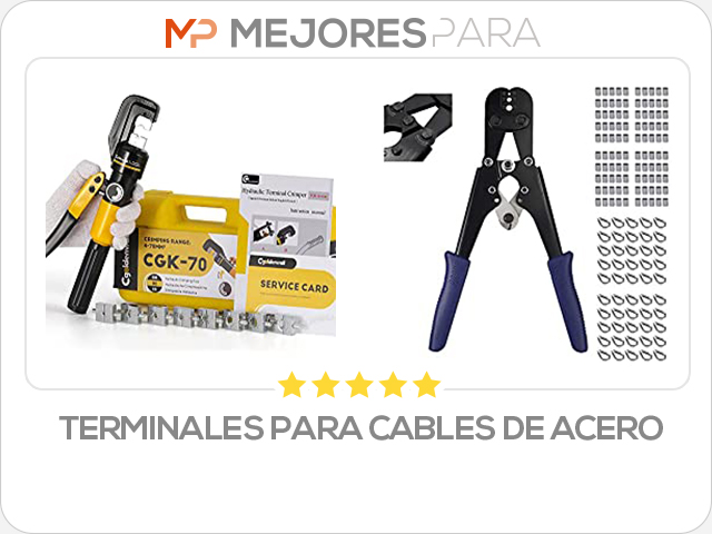 terminales para cables de acero