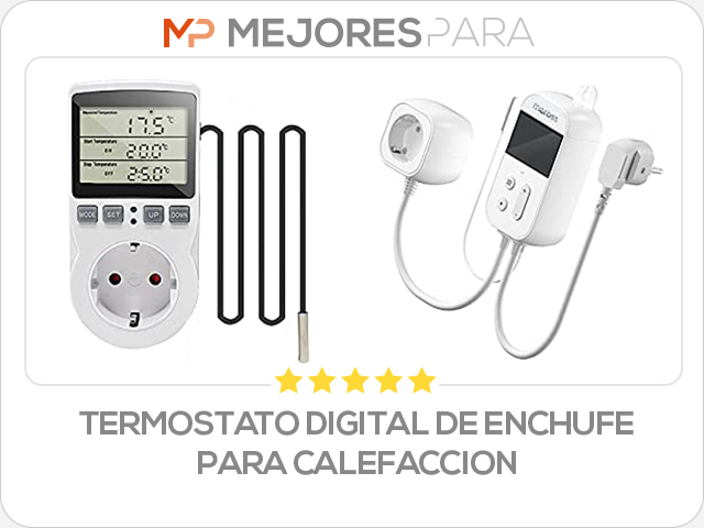 termostato digital de enchufe para calefaccion