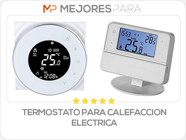 termostato para calefaccion electrica