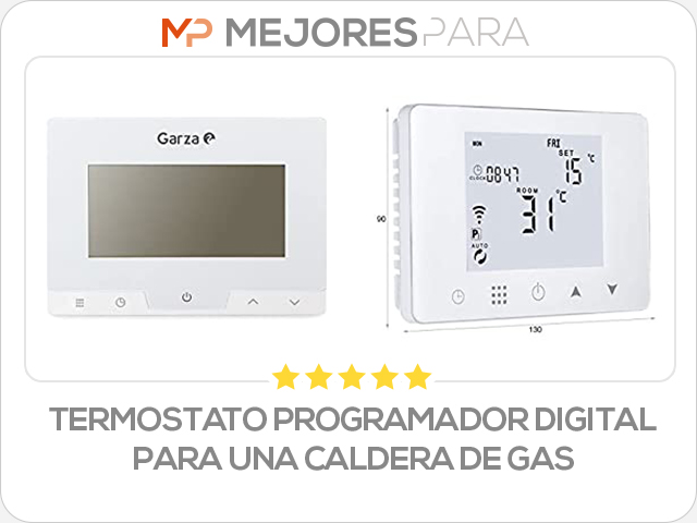 termostato programador digital para una caldera de gas